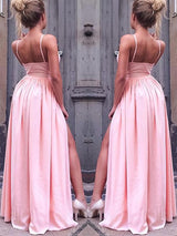 A-Linie/Princess-Linie Träger Ärmellos Chiffon Bodenlange Abendkleider mit Rüschen