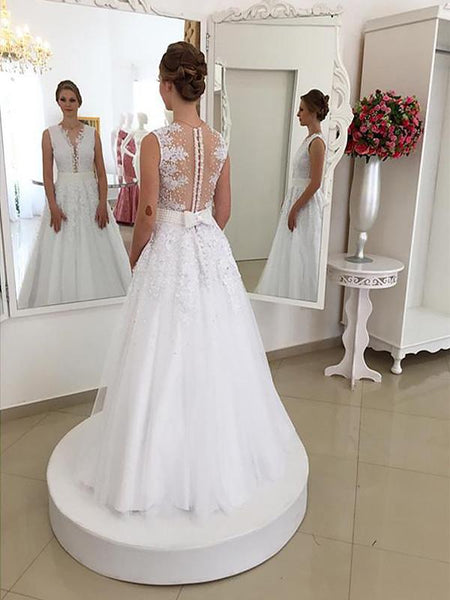 Trompete/Meerjungfrau-Linie U-Ausschnitt Sweep/Pinsel zug Ärmellos Brautkleid