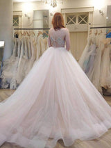 Duchesse-LinieSpaghettiträger Hof-schleppe Ärmellos Tüll Brautkleid mit Kristalle